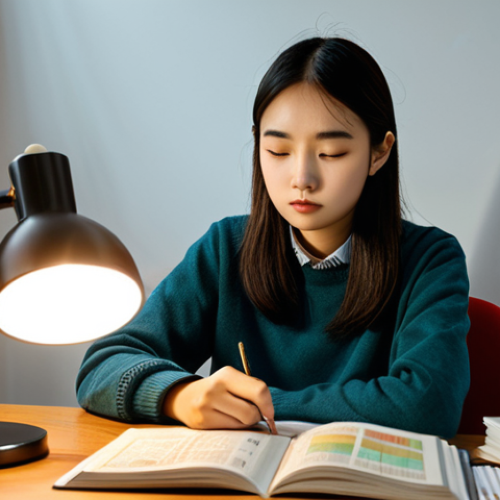 Focused Study Session**
A young woman at a desk covered with Chinese textbooks and flashcards, wearing a casual outfit, fully clothed, studying diligently with a focused expression, warm lighting, cozy room environment, appropriate attire, safe for work, professional, perfect anatomy, correct proportions, natural pose, high quality.
**