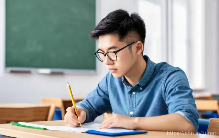 HSK 점수 관리와 개인 기록 유지 - **The Error Note Treasure Chest:** A close-up shot of a student's hands, possibly of East Asian desc... HSK 점수 관리와 개인 기록 유지 - **The Error Note Treasure Chest:** A close-up shot of a student's hands, possibly of East Asian desc...